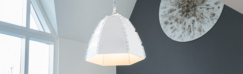 Vita lampskärm Vita lampskärm